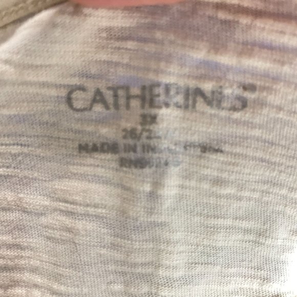 Catherines Cream Shirt Embroidery Boho Detail Neckline 26/28W - Picture 5 of 7